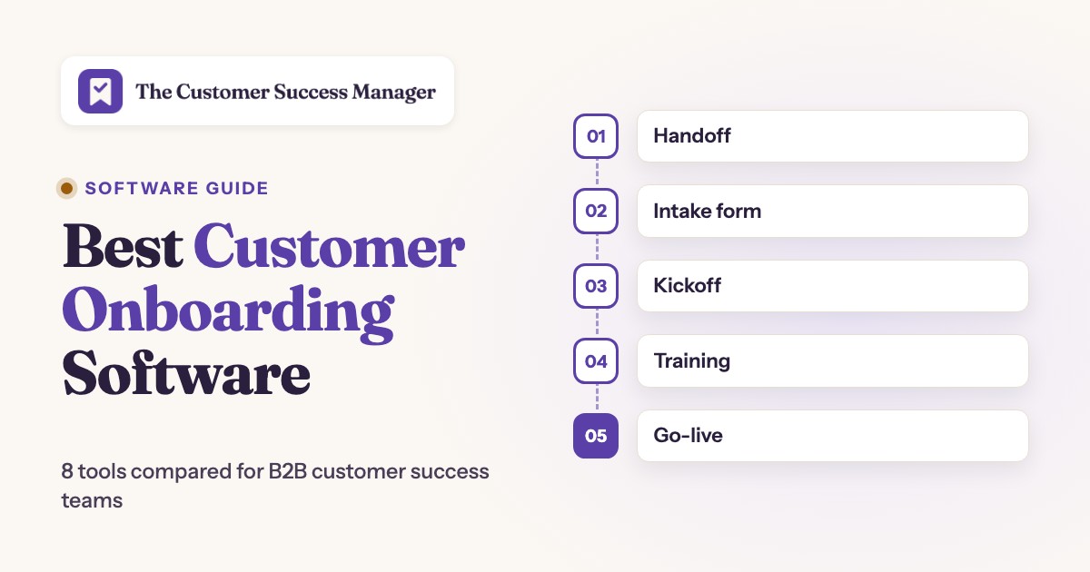 Best Customer Onboarding Software